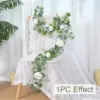 Eucalyptus peony vines, white