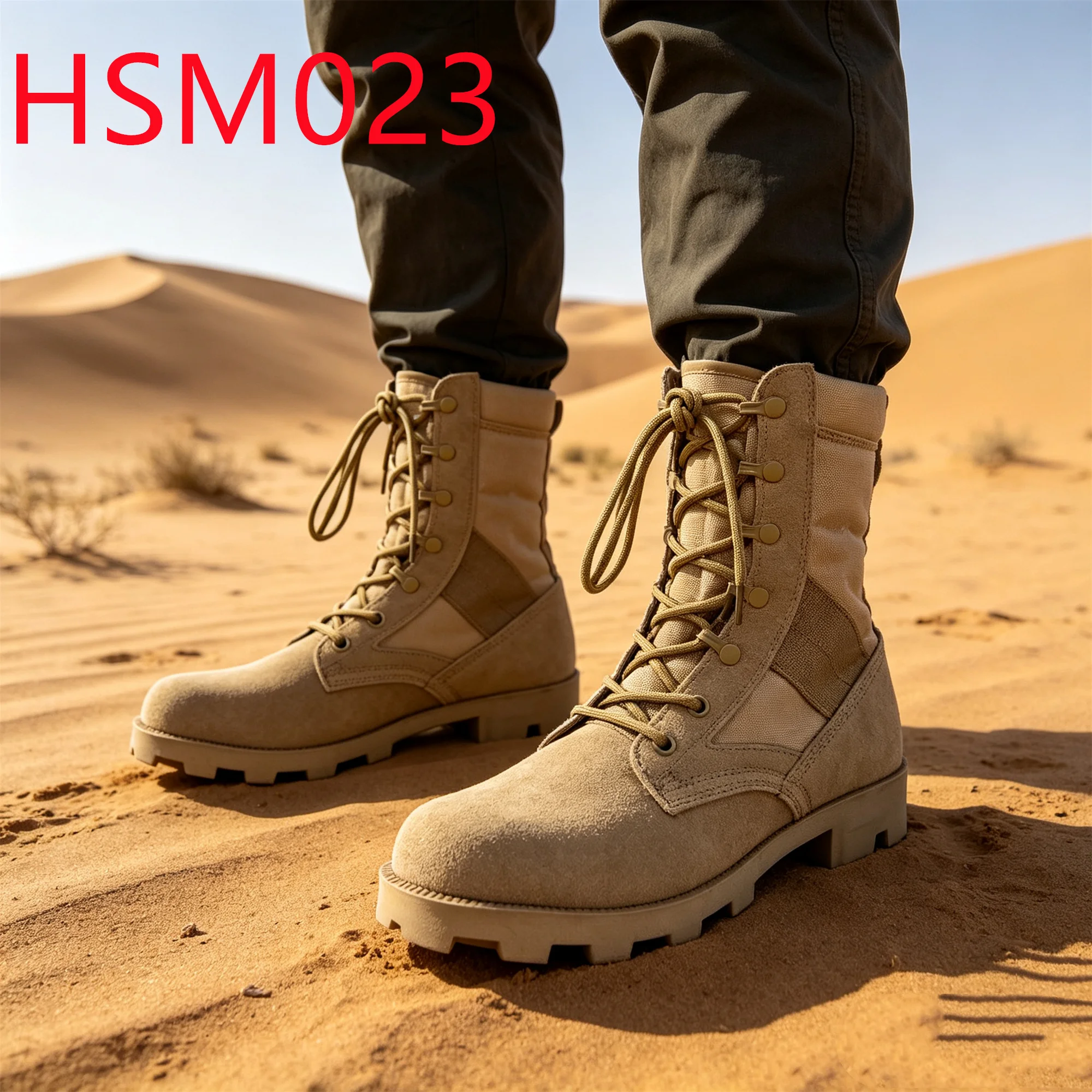 HY,On-site Rescue Vulcanized Rubber Sole Hua Singh Combat Boots Nigeria Government 180,000 Pairs Order Tactical Boots HSM023