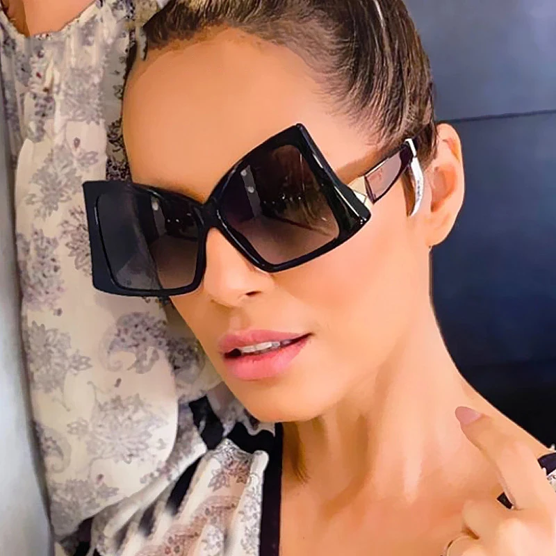 Elegant Black Bow Sunglasses Ribbon Sunglasses - For Art main image 3
