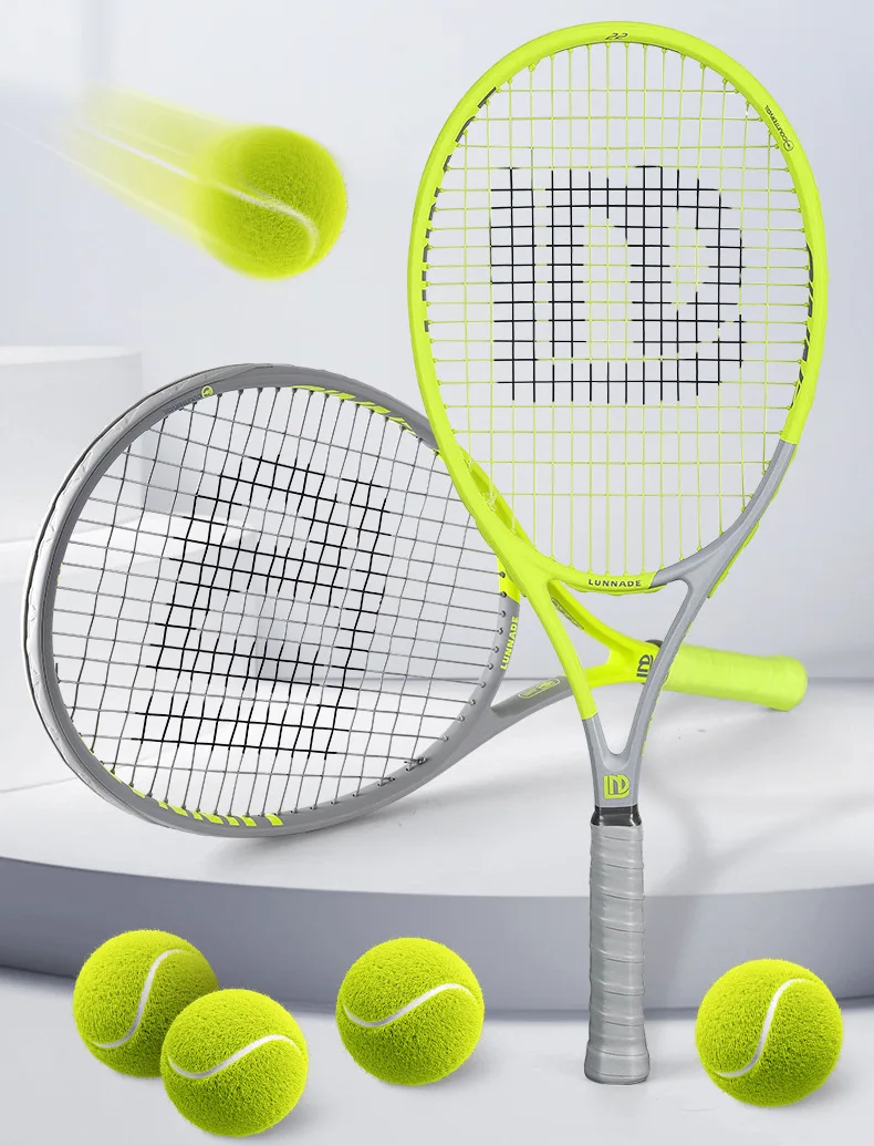 Wholesale Price Profesional Tennis Racket 27 Inch Tennis Racket With Bag Professional Carbon Gemini Tennis Racquet for Couple manufacture