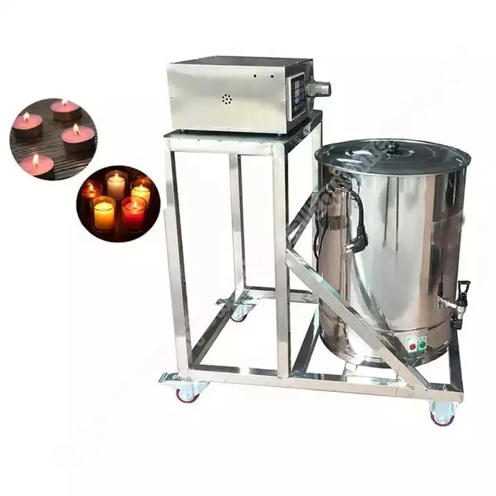 Small  Stainless Steel Machine Candle Pot Pump Filler Wax Melting Candle Filling Machine Wax Melter Candle Maker Machine