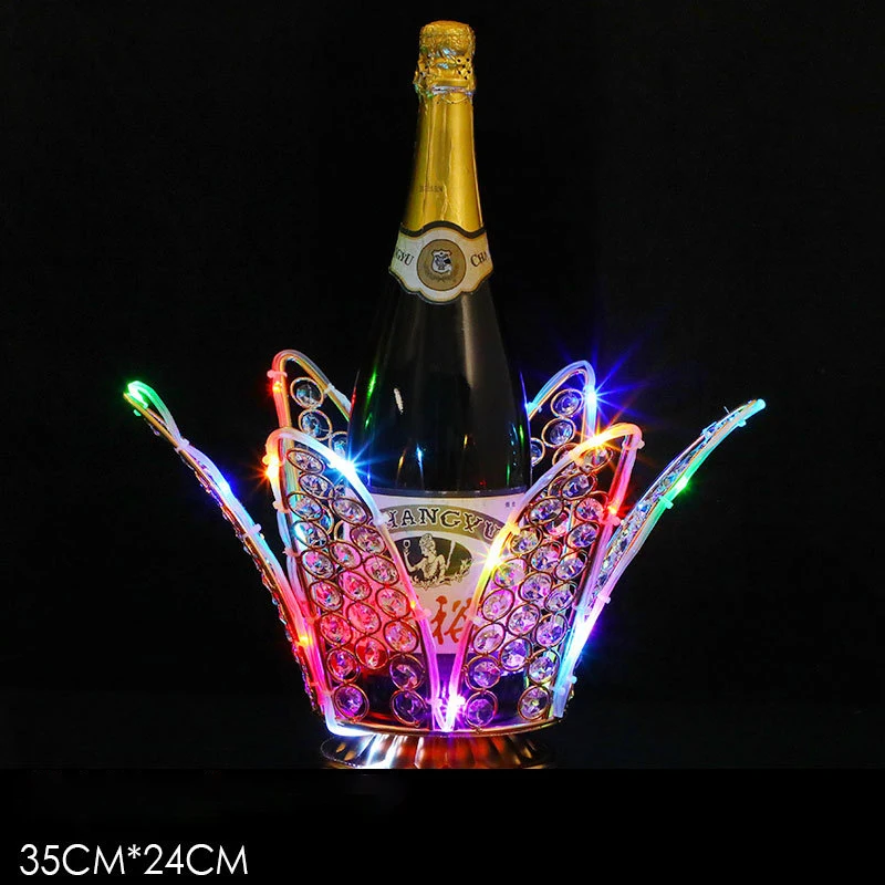 The best-selling high-quality luminous wine Holder wine champagne XO creative luminous display wine Holder