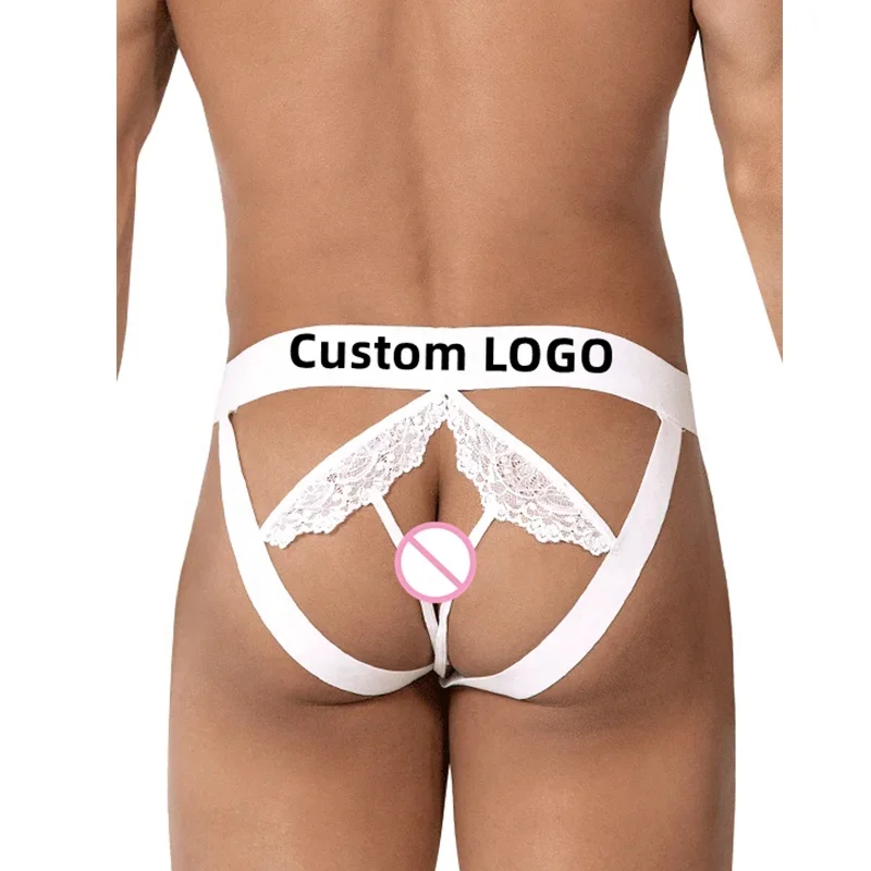 Sous-vêtement Érotique Homme - String à Nœud Papillon En Caoutchouc - Culotte Sissy - Taille Unique