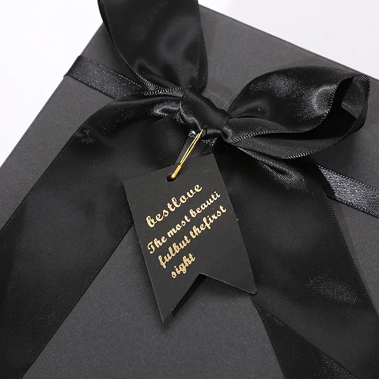 Custom Luxury Paper Box Valentines Day Gift Box With Ribbon Recyclable Variety Size Paper Gift Box supplier