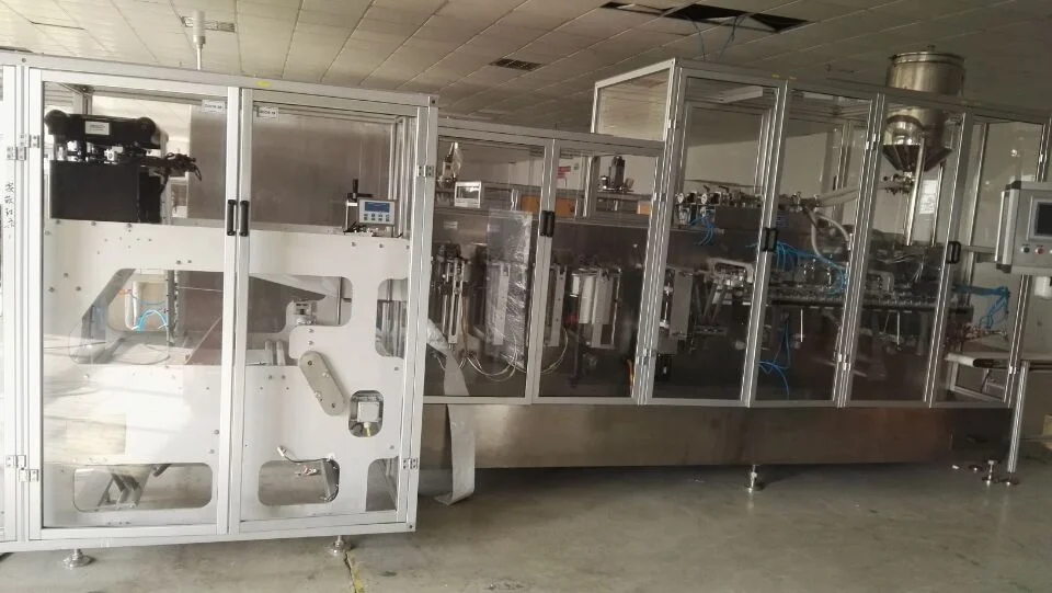 Новая высококачественная упаковочная машина для мешков в саше, на молнии