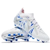 White Blue/long studs