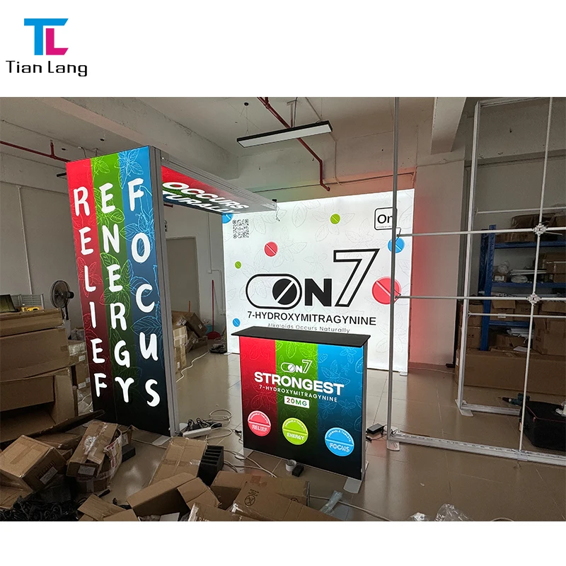 TianLang Přenosná Reklamní Světelná Schránka s Akumulátorem Ledová Stolní Světelná Schránka S převoditelným Portrétem