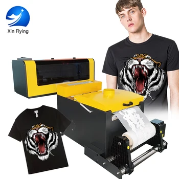 Digital T Shirt Textile Printing Machine Heat Pet Film 30cm A3 XP600 Dtf Printer 30cm