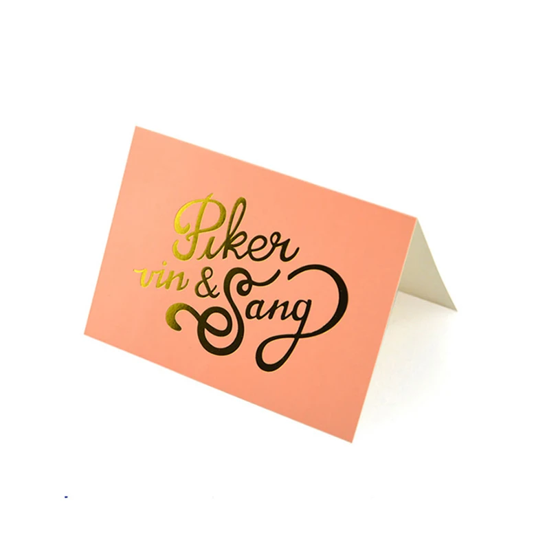 
 Пользовательские печатные матовые бумажные бирки золотые горячее тиснение спасибо  