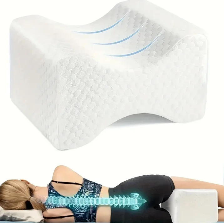 Breathable Movable Cover Pregnant Woman Home Bed Soft Memory Foam Support Knee Leg Elevation Pillow for Sleeping