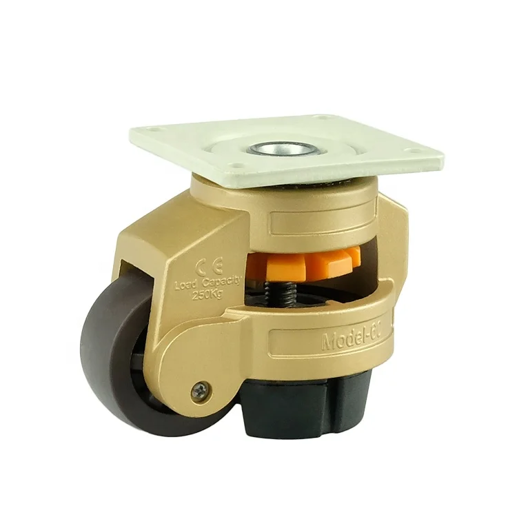 WBD Footmaster Swivel Top Plate Leveling Caster Wheels