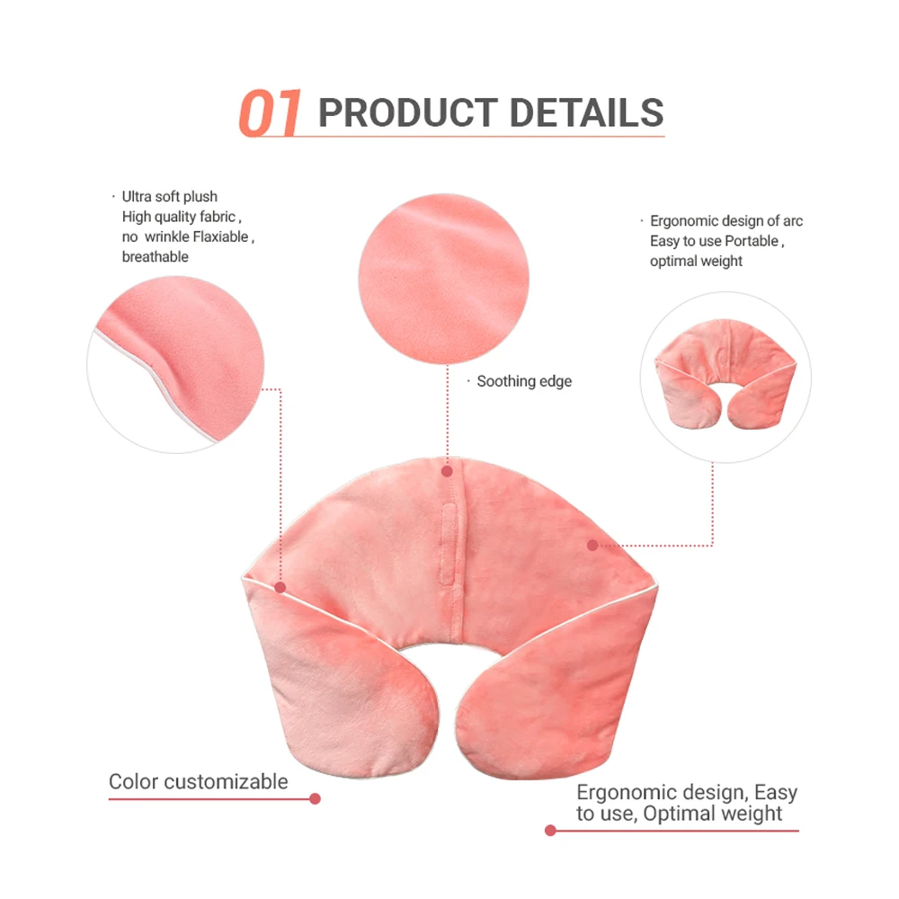 Himalayan Salt Microwavable Neck Wrap Warmer Microwave Heating Pad for Neck  Shoulders and Back Pain Relief with Moist Heat