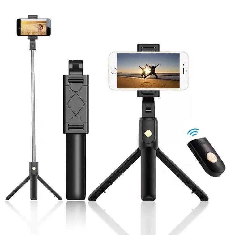 selling K07 Tripod Bluetooths Wireless Selfie Stick iPhone Huawei phones From m.alibaba.com