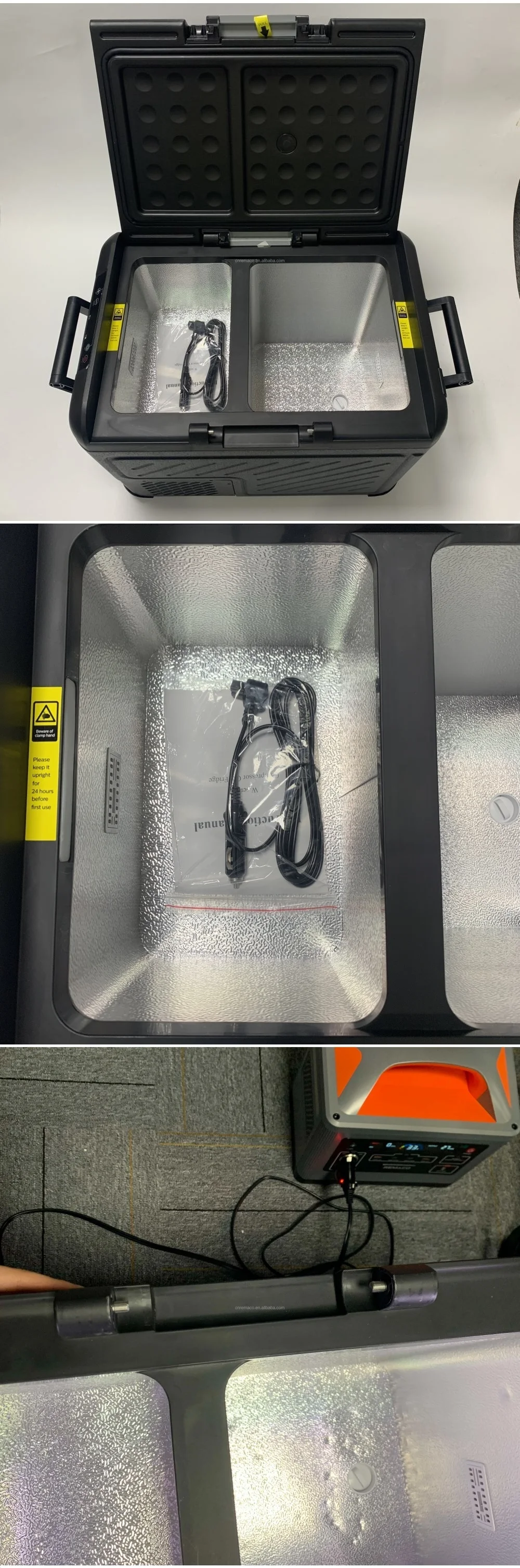 12 Volt Cooler Setpower PT55 Dual Zone Portable Car Fridge