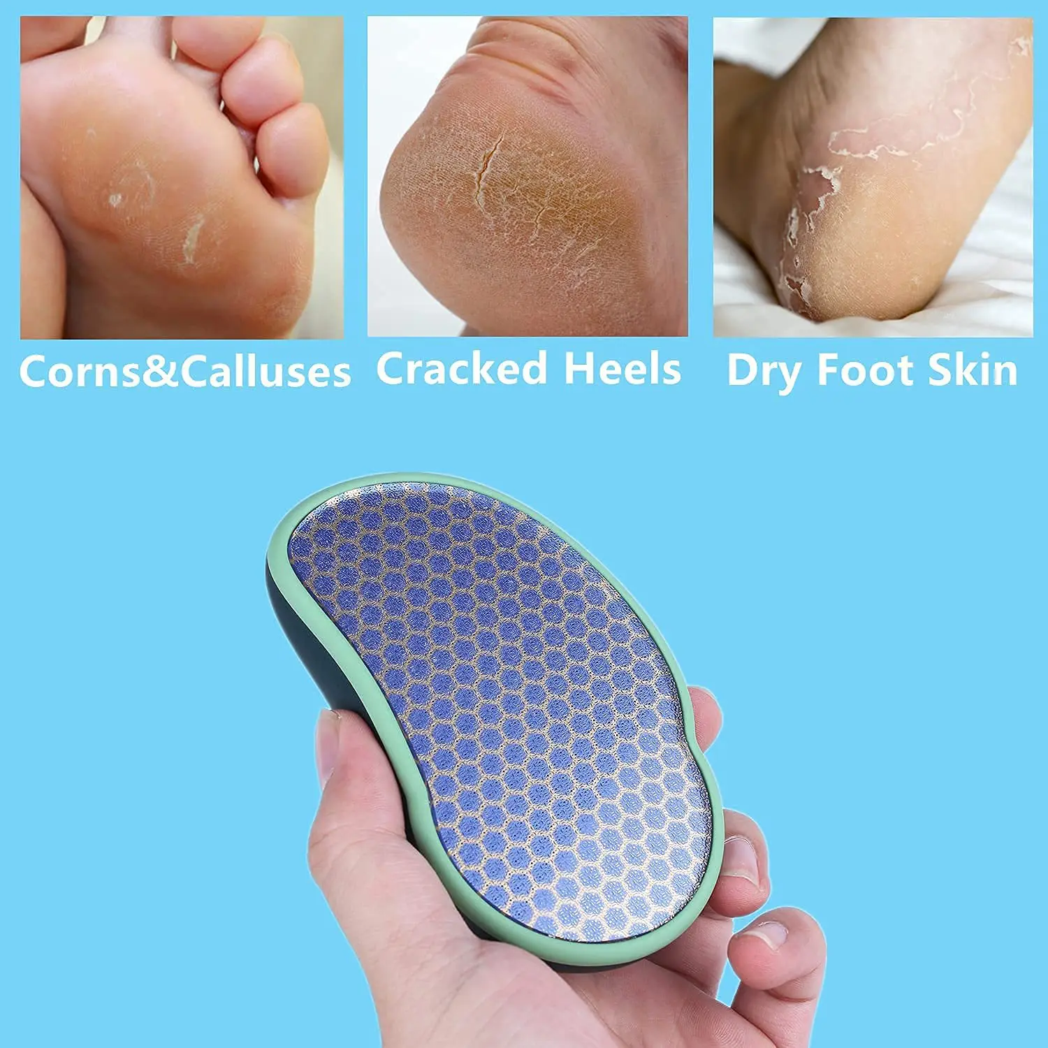 product factory made bare august glass foot file callus remover for fee glass foot file-1