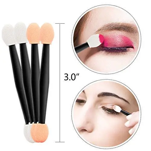 Single Travel Disposable Mini Eyeshadow Sponge Applicator Brushes Eye