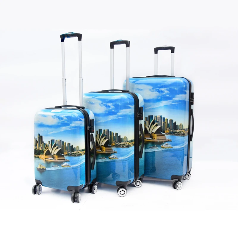 Coque rigide valise trolley valise de voyage voyage trolley bagages à main Cities-taille M 
