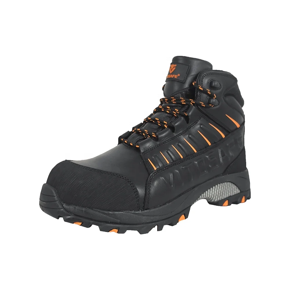 VITOSAFE New Design Anti-Static Anti-Smashing Sports Work Boots Oil Resistant Safety Shoes for Mining