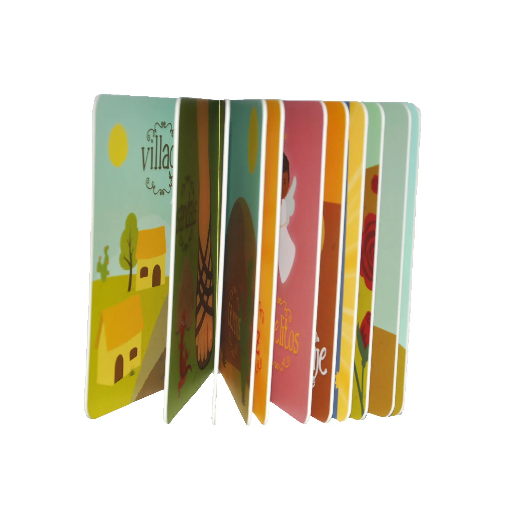 Customized cheap children educational book cards printing service