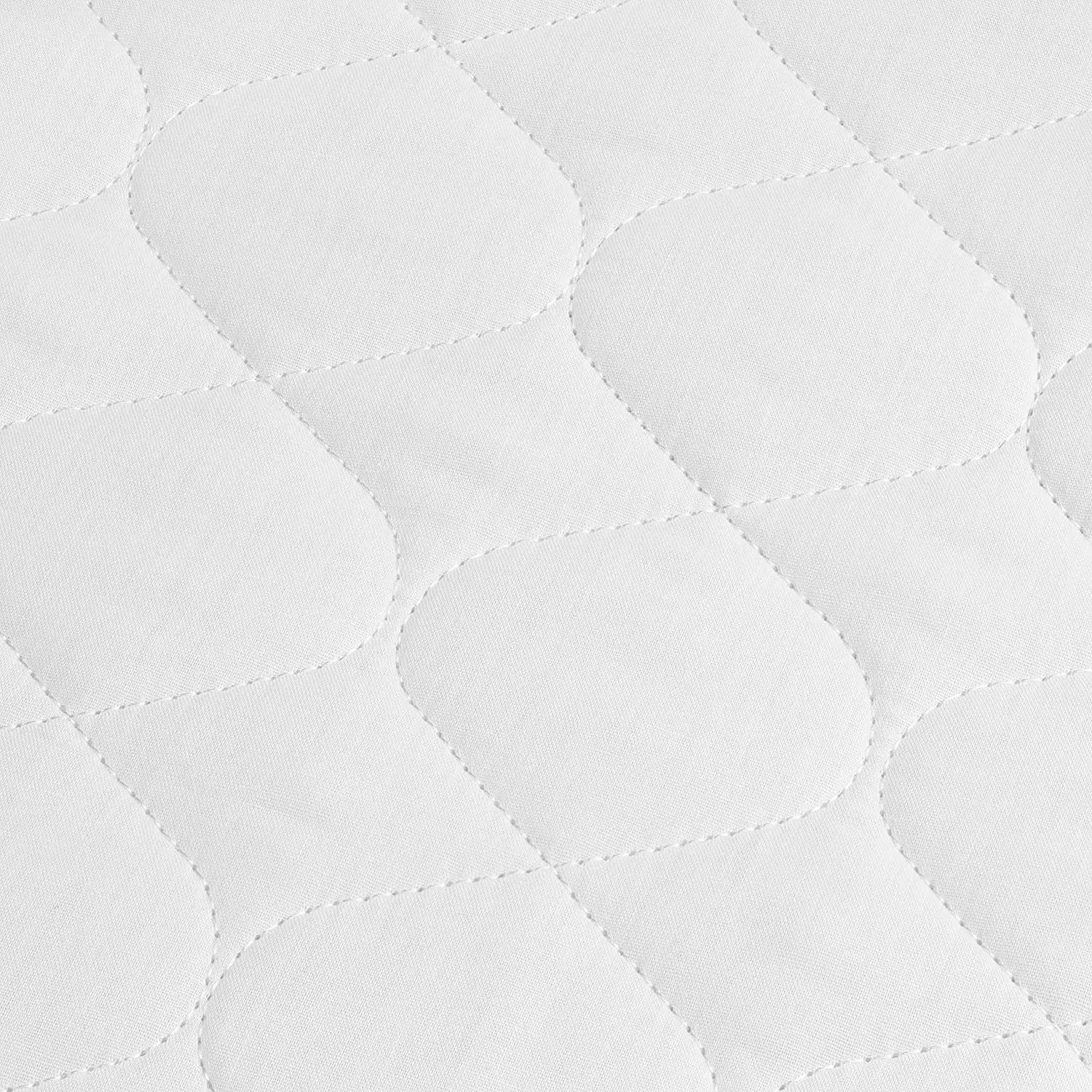 YK Top Quality Home Soft Polyester Quilted Sleeping Incontinence Removeable Sustainable Waterproof Mattress Protector With Wing manufacture