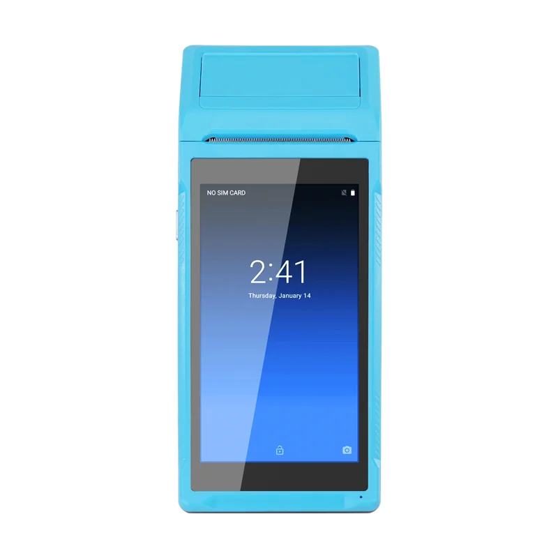 5.5 Inch Free SDK Q2 Wireless Mobile Pos Terminal Betting Machine with 58mm Thermal Printer