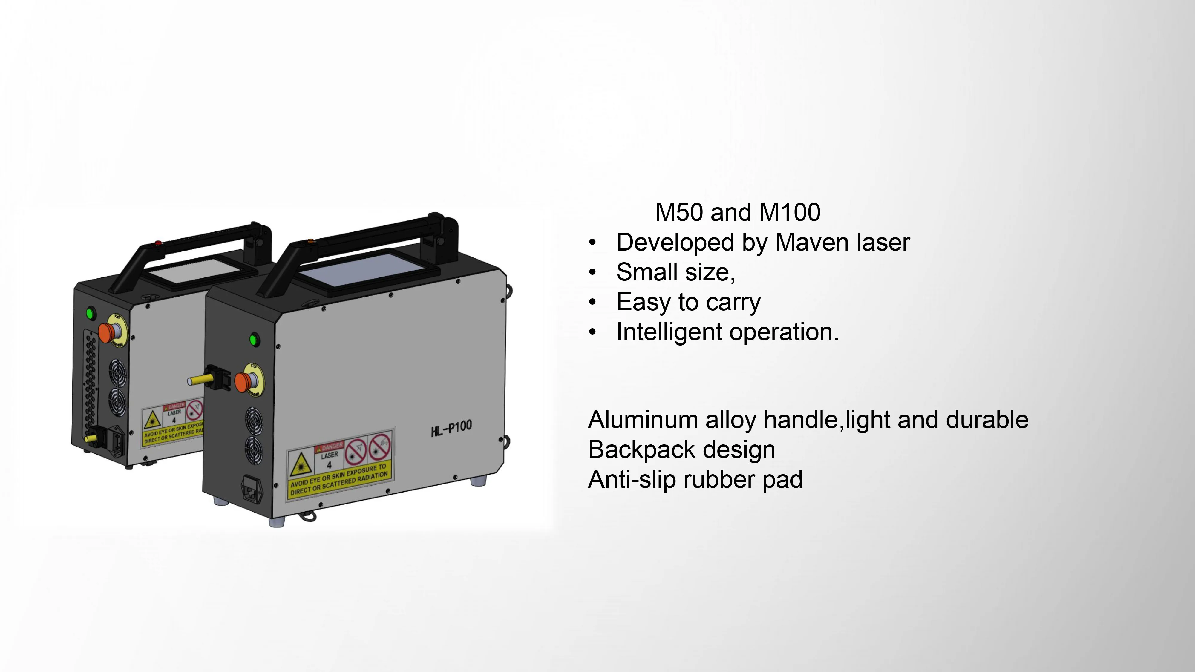 Pulse Fiber Mini Laser Cleaning Machine For Removal Metal Paint Rust