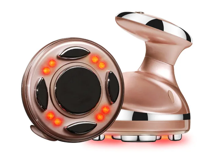 Собственная торговая марка, лучшая быстрая горелка жира, вибрация, ультразвуковая светодиодная световая терапия, гальваническая спа для домашнего использования, потеря веса, похудение для женщин