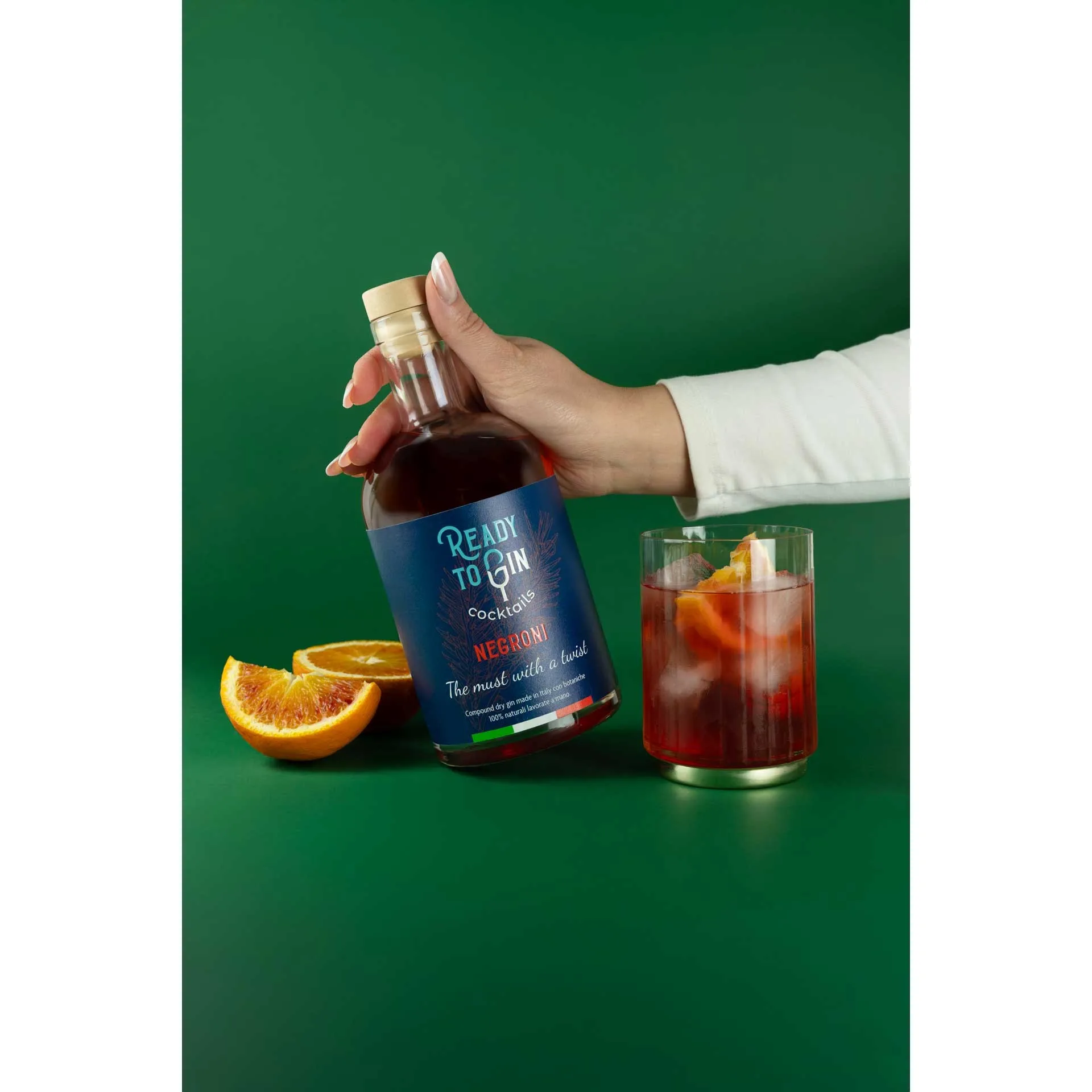 Ready To Gin Negroni Cocktail 700ml Ready To Drink Premium Spirit Mix