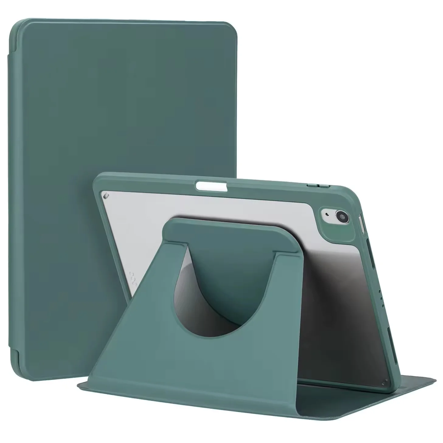 product customizable 360 degree rotating three fold acrylic and plastic made with pu by business type for ipad 11 generation table case-8