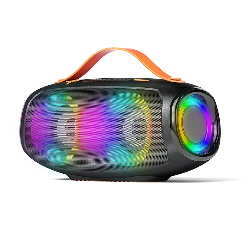 Boomboxes Speaker Sound Box Loudspeaker Wireless woofer Bluetooth Speaker With RGB Led Light