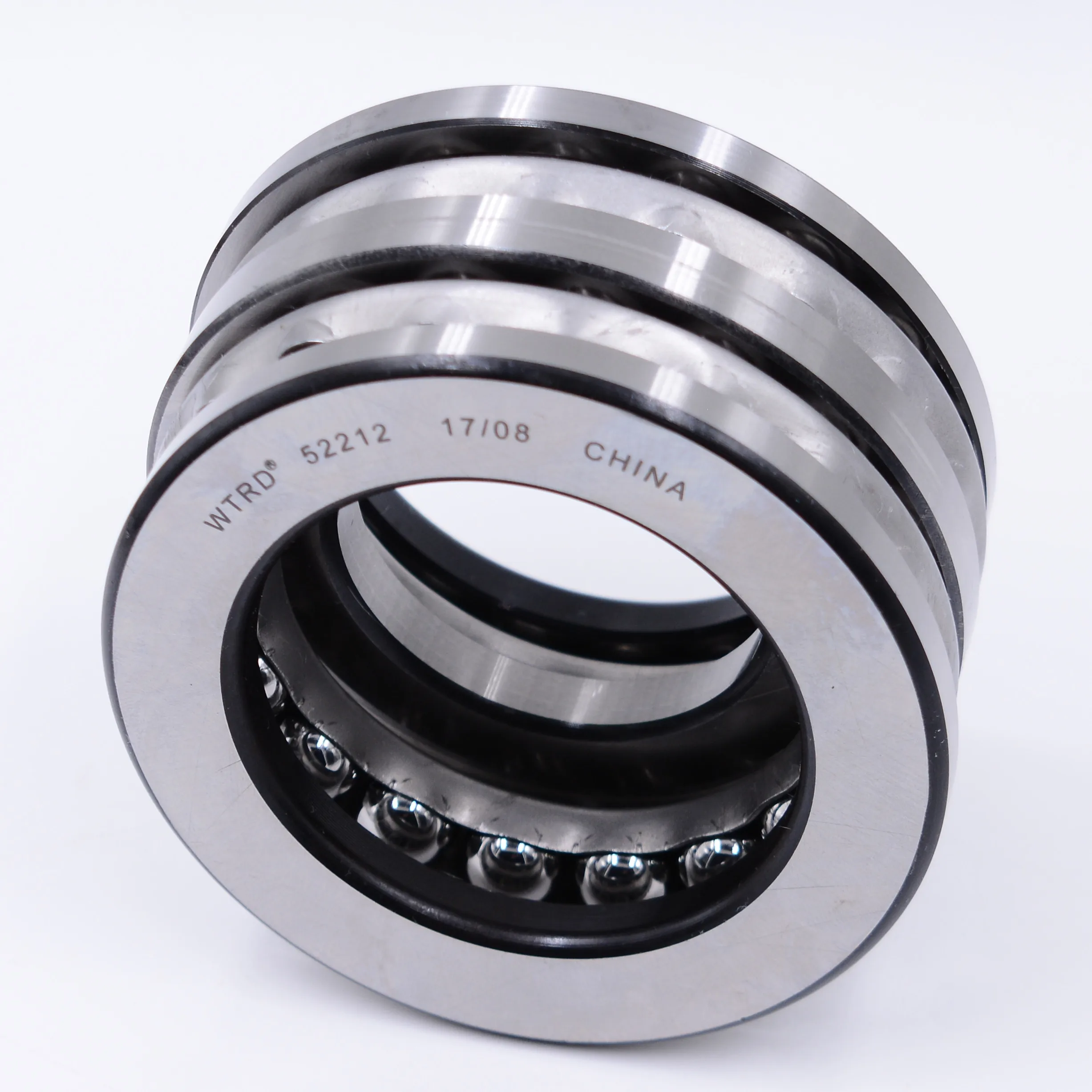 WTRD Brand Double Direction 52207 Thrust Ball Bearing with steel cage