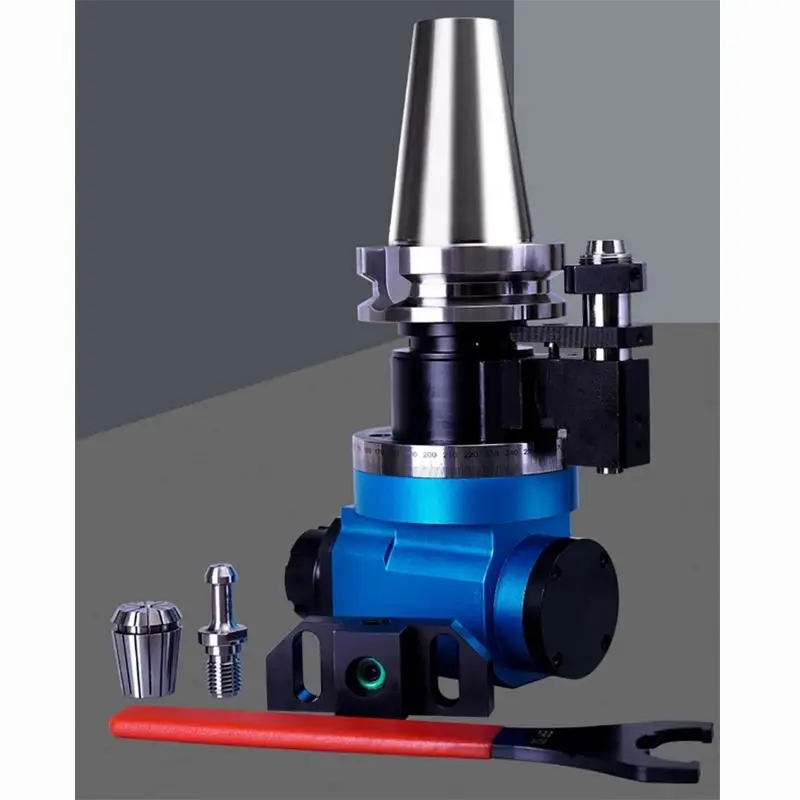 TEBAK Milling Cutter Handle Right Angle Head BT30 BT40 BT50 Horizontal Milling Angle Head 90 Degrees Right Angle Tool Holder