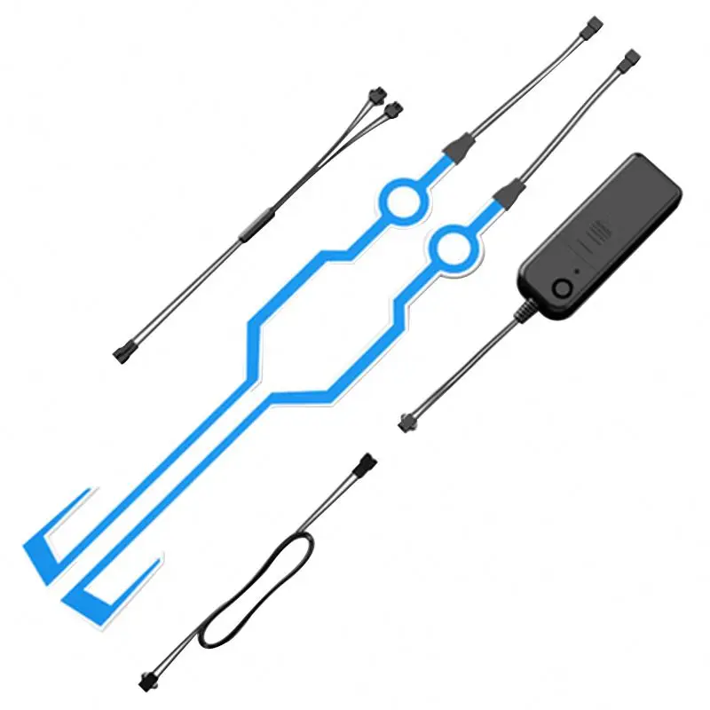 Светодиодный задний фонарь, стоп-индикатор, сигнальный шлем TOLaf, холодный свет, полоса