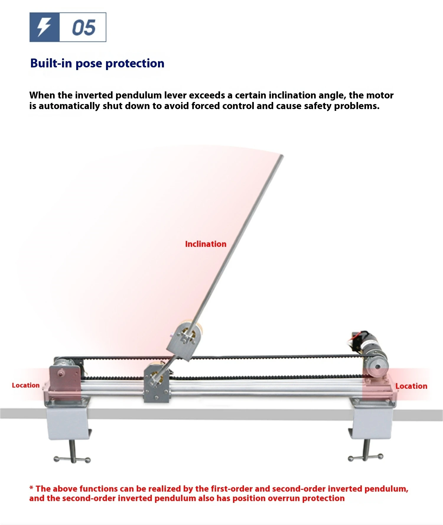 Remote Control Pendulum Rotation Device WHEELTEC IP570 STM32 Version Inverted Pendulum - Educational Robot