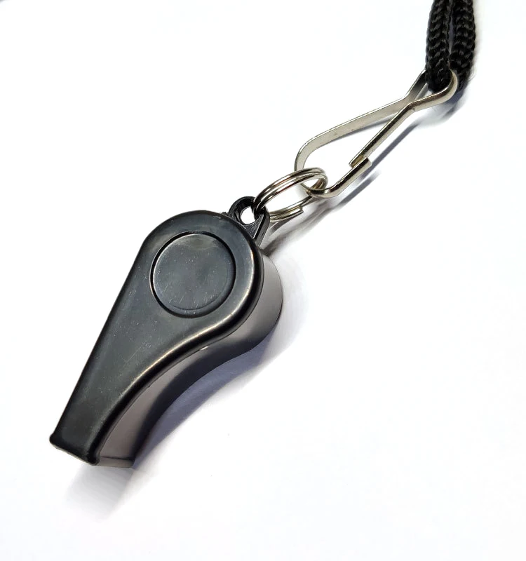 Customize Black Color Whistle Cheap Price Blue Abs Plastic Whistle