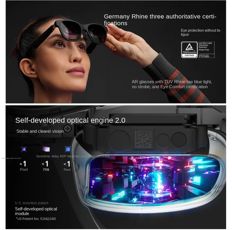 Original Xreal Air Nreal Air Smart Ar Glasses Portable Ar Space Giant