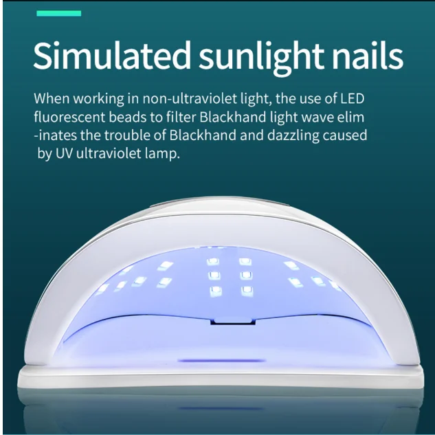 Новейшая лампа для ногтей SUNX5 Max, 45 светодиодов, 80 Вт