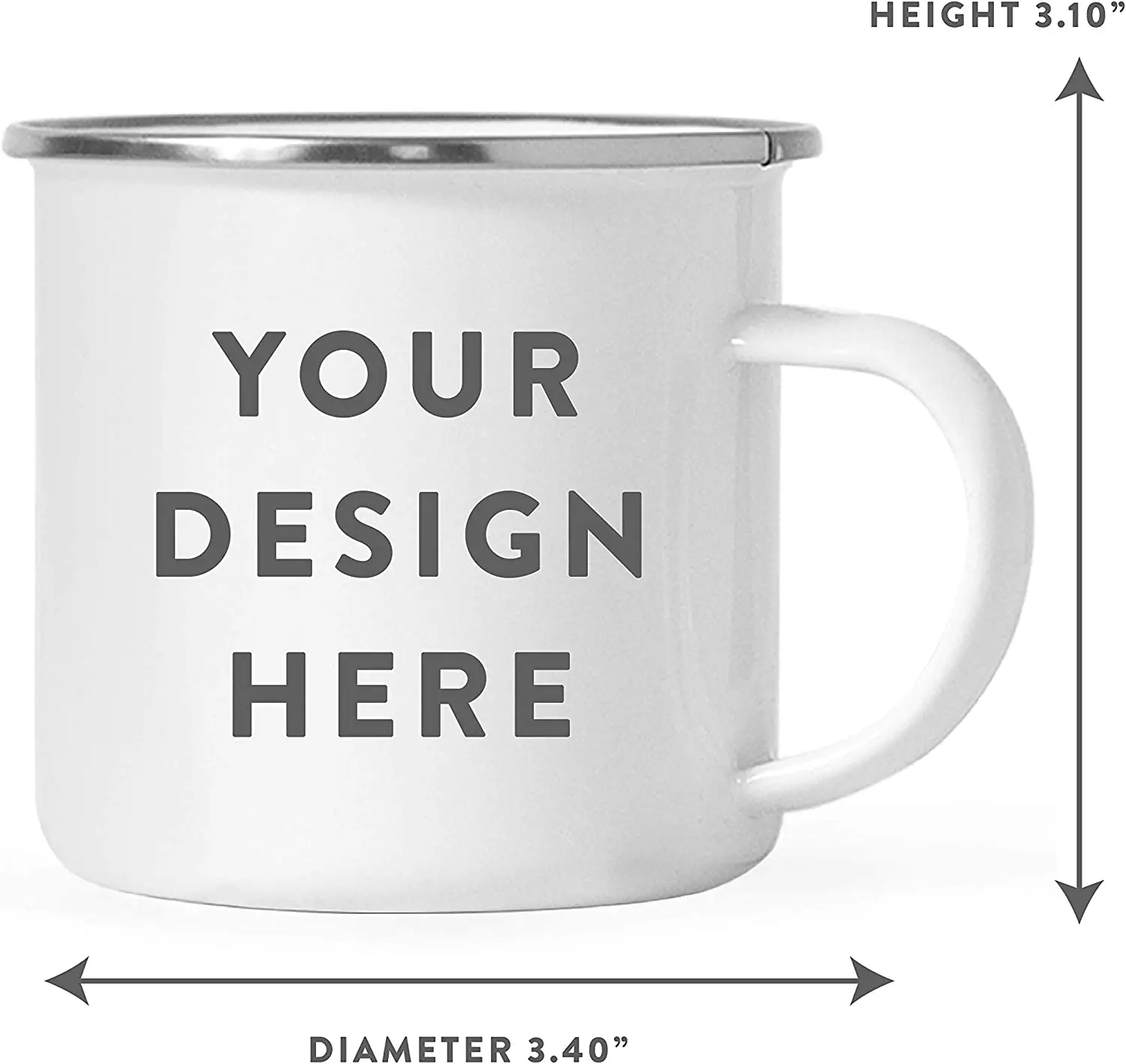 Wholesales High Quality Sublimation Blank Enamel Mug For Sublimation