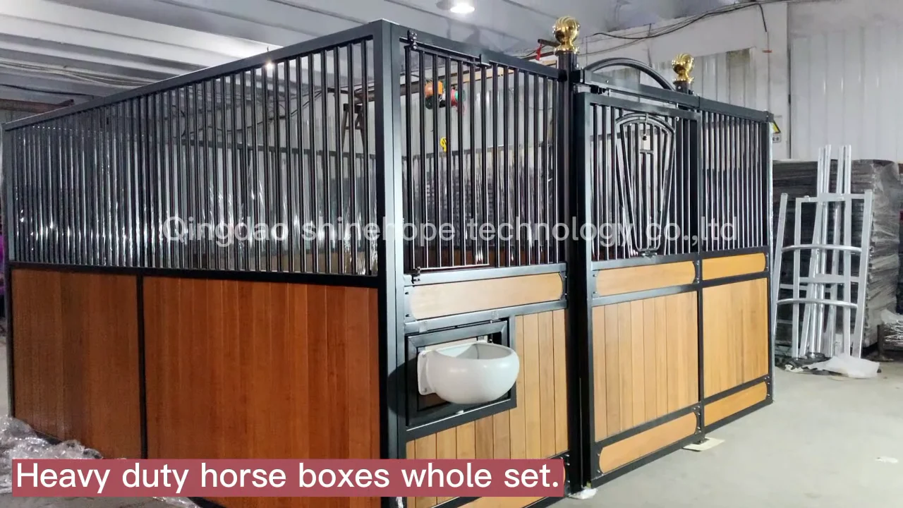 Farm Equestrian Stable Panel Nontoxic Powder Coated Surface Wholesale