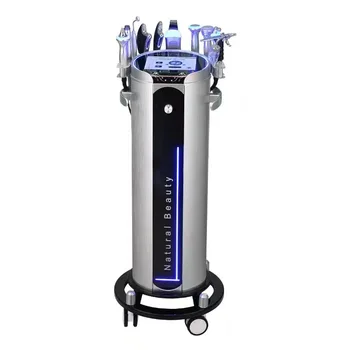 High Quality 9 In 1 Hydra Oxygen Jet Dermabrasion Machine Deep Cleansing Skin Care Face Peel Feature EMS Beauty Use Body