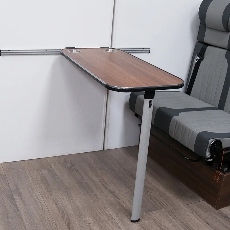 Van Rv Collapsible Table 360° Rotation Table With PE Tabletop And