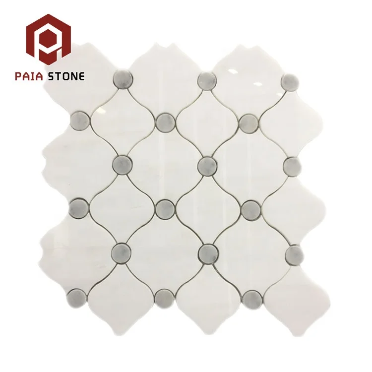 product stone high quality white marble mosaic-2