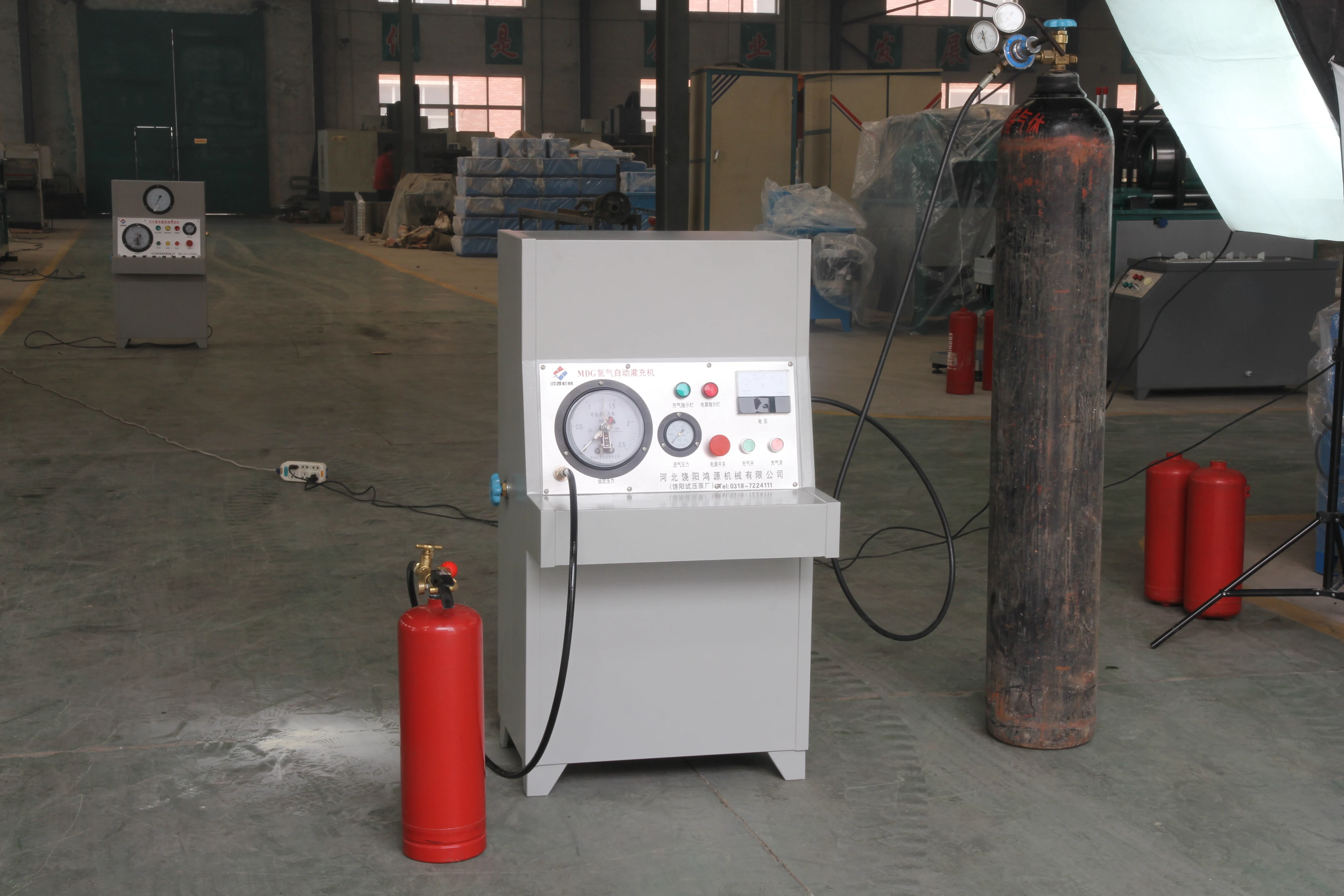 Nitrogen Automatic Filling Machine for Fire Extinguisher