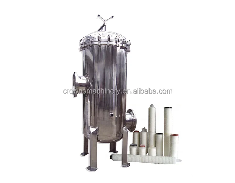 Stainless Steel Water Filter Housing High Pressure Filter Multi Cartridge Filter Housing