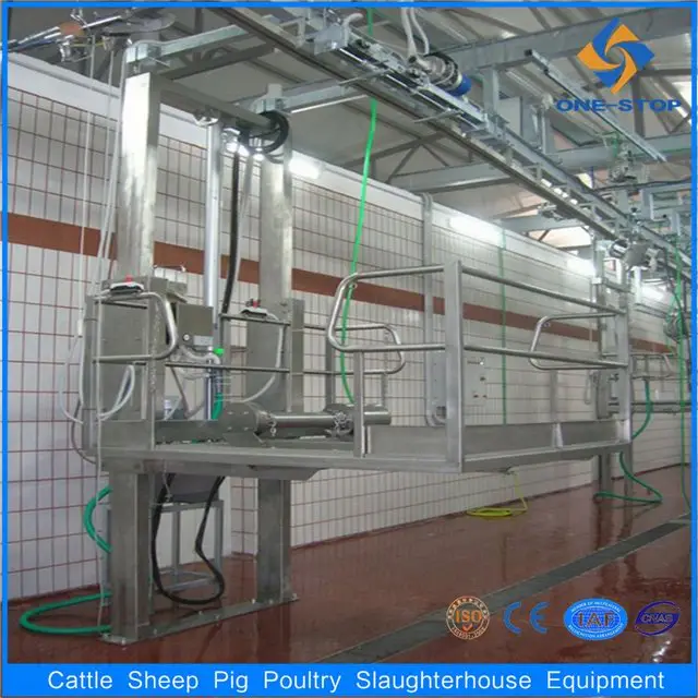 Cattle Cow Pneumatic Lift Platform for Cattle Slaughterhouse