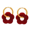 MYTXF107-red earrings