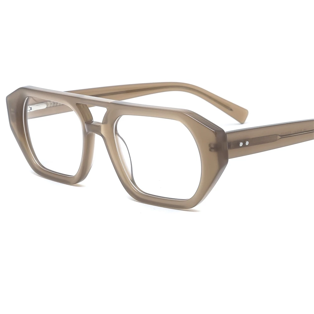 Handmade Acetate round Eyeglasses with Titanium Ultra Bendable Frame Great Price Optical Eye Frames