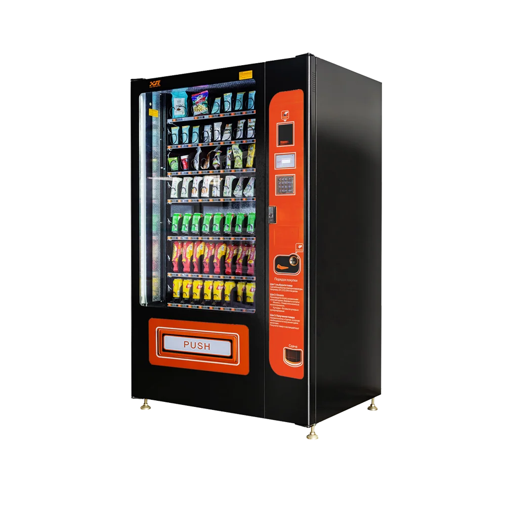 Drinks Vending Machine Smart Self Service Drinks Snack Chocolate Bar Vending Machine Combo