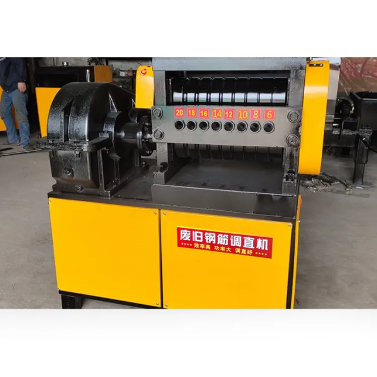 Cnc Rebar Recycle Machine Scrap Rebar Straightening Machine Rebar Straightening and Cutting Machine Waste Steel Bar Straightener