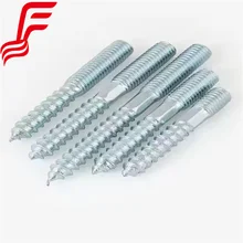 M6 M8 M10 M12 Furniture Hardware Double Ended Self Drill Screw Nut Bolt Zinc Screws